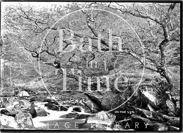 On the Lyn near Lynton, Exmoor, Devon c.1920