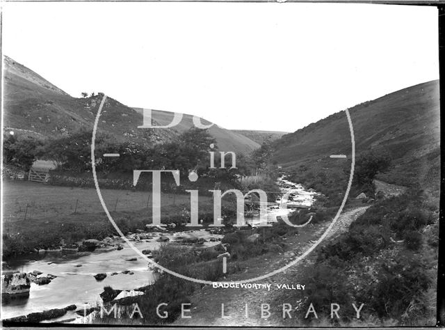 Badgworthy Valley near Lynton, Exmoor, Devon c.1920