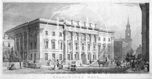 Goldsmith's Hall, London c.1835