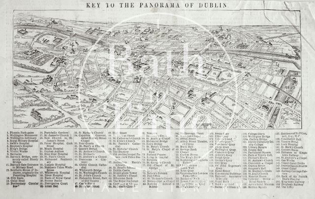 Key to the Panorama of Dublin 1846