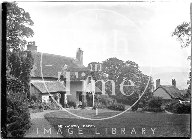 Thatched Cottage, Selworthy Green, Somerset near Minehead c.1912