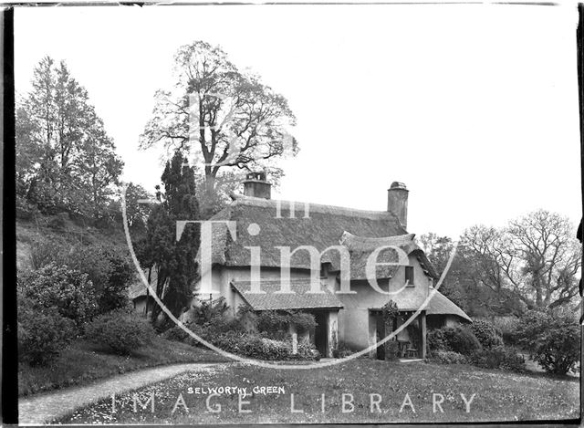 Thatched Cottage, Selworthy Green, Somerset near Minehead c.1907