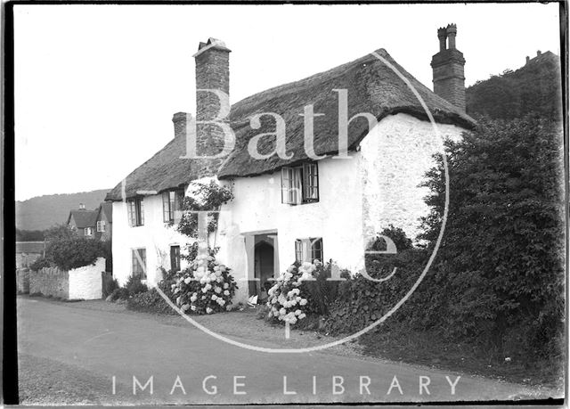 Thatched Cottage, Dunster near Minehead, Somerset c.1910