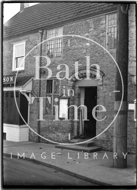 An unidentified doorway, possibly Milborne Port, Somerset c.1910