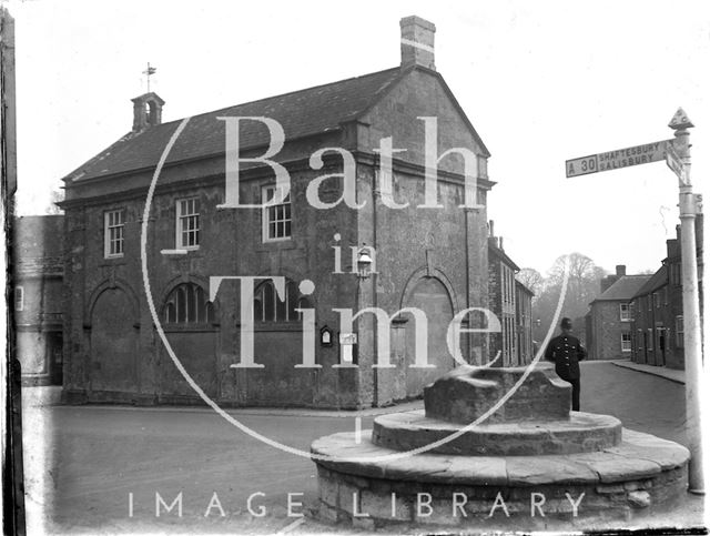 Ancient Guildhall, Milborne Port near Sherborne, Somerset c.1910