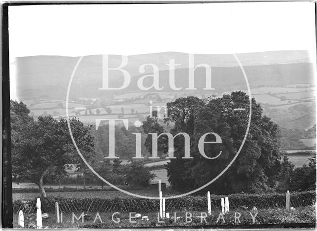 View of Exmoor, possibly from Selworthy near Minehead, Somerset c.1912