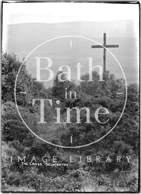 The cross, Selworthy near Minehead, Somerset 1912