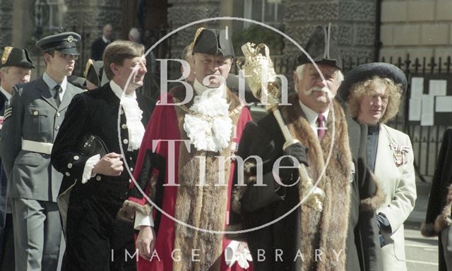 The Mayor's procession for Mayor John Bailey, Bath 1999