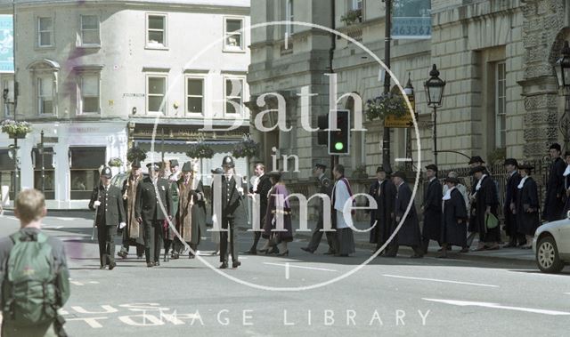 The Mayor's procession for Mayor John Bailey, Bath 1999