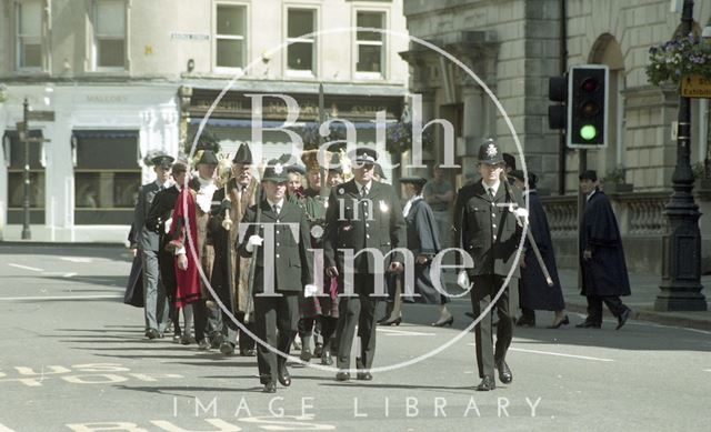 The Mayor's procession for Mayor John Bailey, Bath 1999