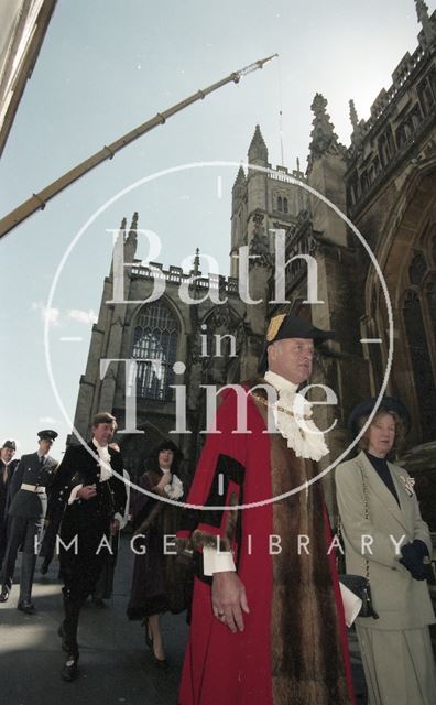 The Mayor's procession for Mayor John Bailey, Bath 1999