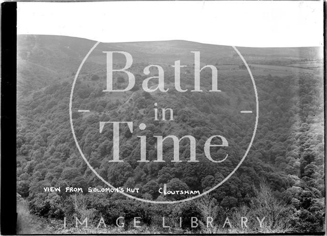 View from Solomon's Hut, Cloutsham near Minehead, Somerset 1909