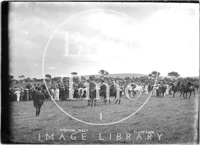 Opening Meet, Cloutsham near Minehead, Somerset 1909