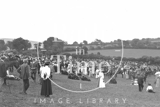 Opening Meet, Cloutsham near Minehead, Somerset 1909 - detail