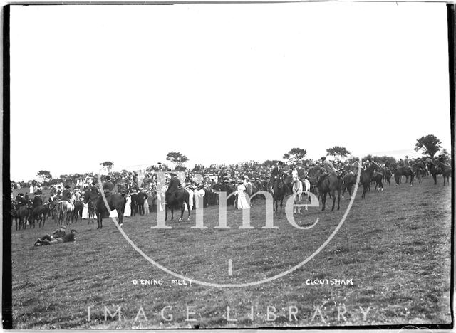 Opening Meet, Cloutsham near Minehead, Somerset 1909