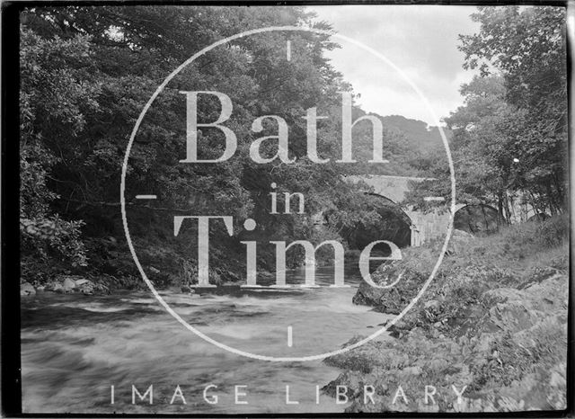 Holne Bridge, River Dart, Dartmoor, Devon c.1928