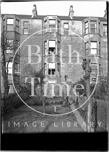 The rear of Belgrave Crescent, Bath c.1920