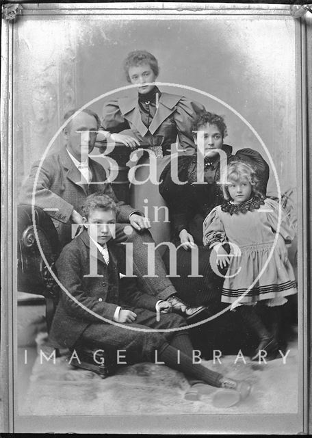 Studio group portrait of a family c.1900