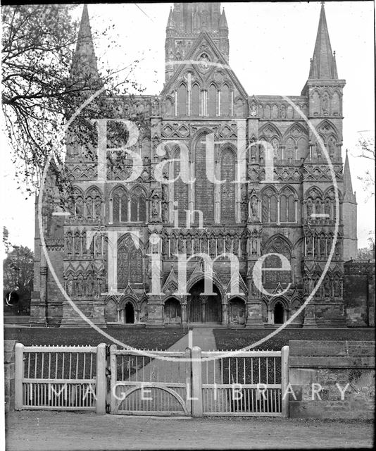 Salisbury Cathedral, Wiltshire c.1900