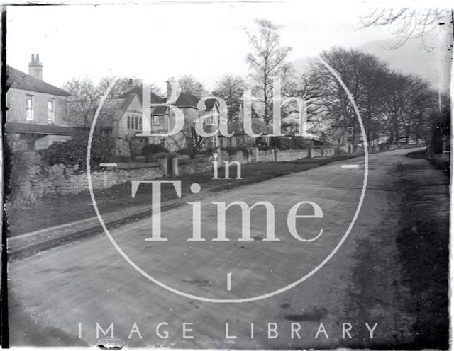 Claverton Down Road near the top of Bathwick Hill, Bath c.1925