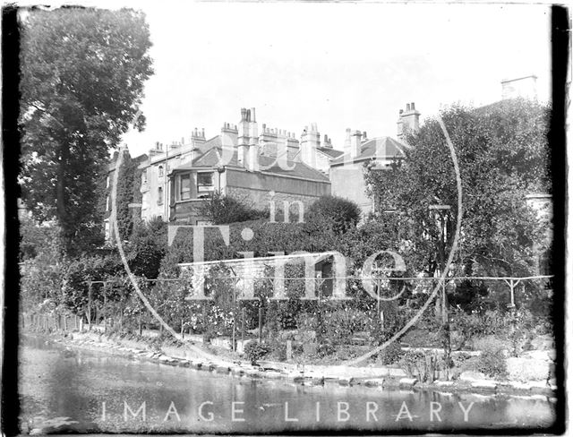 Beside the Kennet and Avon Canal, Sydney Buildings, Bath c.1925