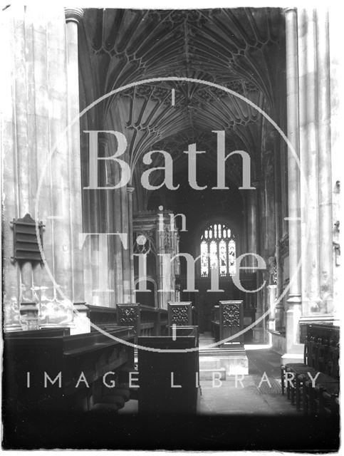 Interior of Bath Abbey c.1925