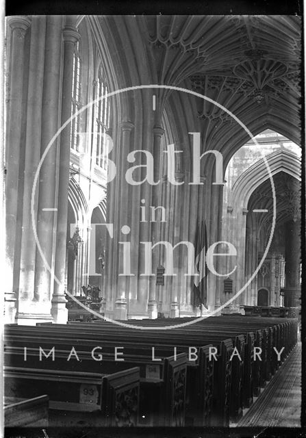 South aisle, Bath Abbey c.1925