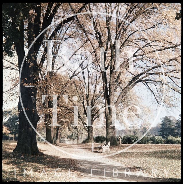 Dufaycolor view of Royal Victoria Park, Bath 1937