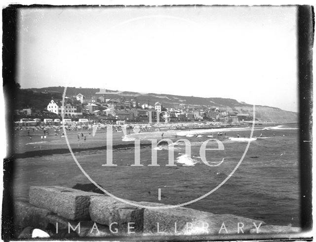 A seaside view at Lyme Regis, Dorset c.1920