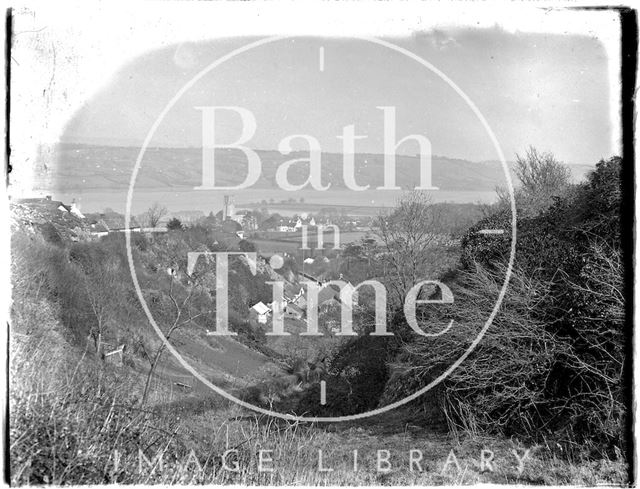 Thought to be a view of Blagdon Lake, Somerset c.1920