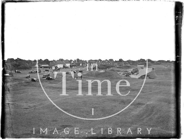 A group of cars parked in an unidentified location c.1920