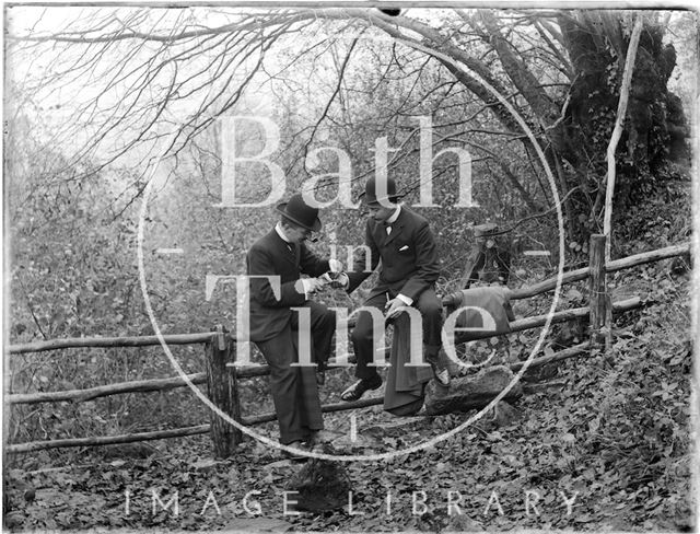 The photographer's friends posing c.1910