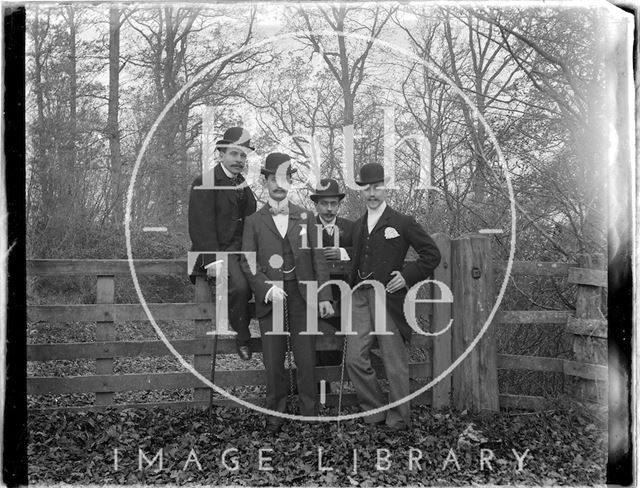 The photographer's friends posing c.1910