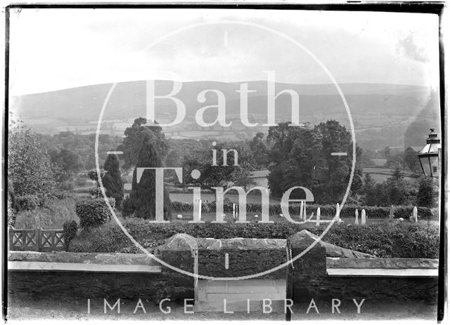 View from All Saints' Church, Selworthy, Somerset c.1910