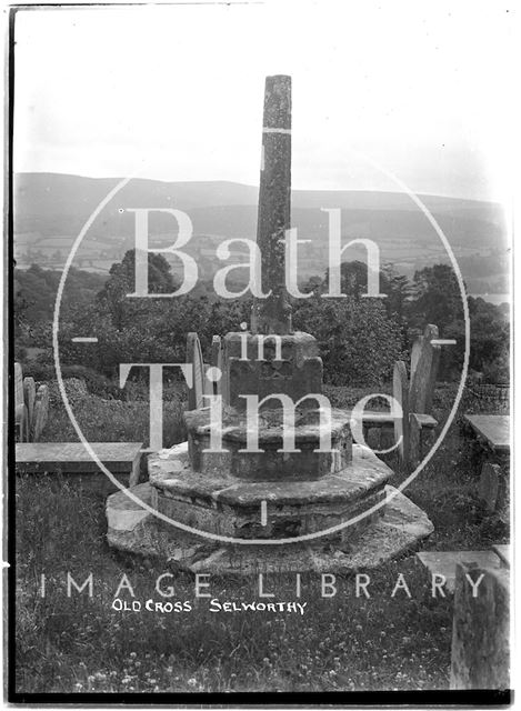 Old cross, Selworthy, Somerset c.1910