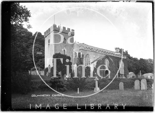 All Saints' Church, Selworthy, Somerset c.1912