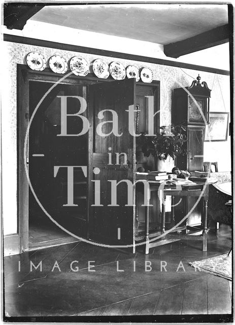 Interior of Glebe Cottage, Luccombe near Minehead, Somerset c.1910