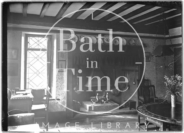 Interior of Glebe Cottage, Luccombe near Minehead, Somerset c.1910