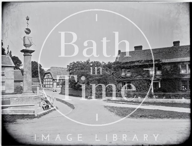 The corner of Vicarage Lane and High Street, Steeple Ashton, Wiltshire c.1910