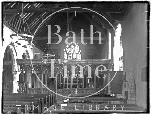 Interior of St. Michael's Church, Minehead, Somerset 1933 or 1924