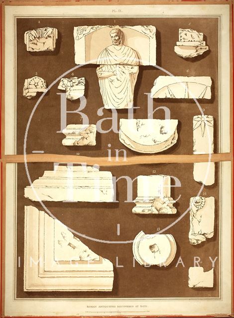 Roman Antiquities Discovered at Bath 1802