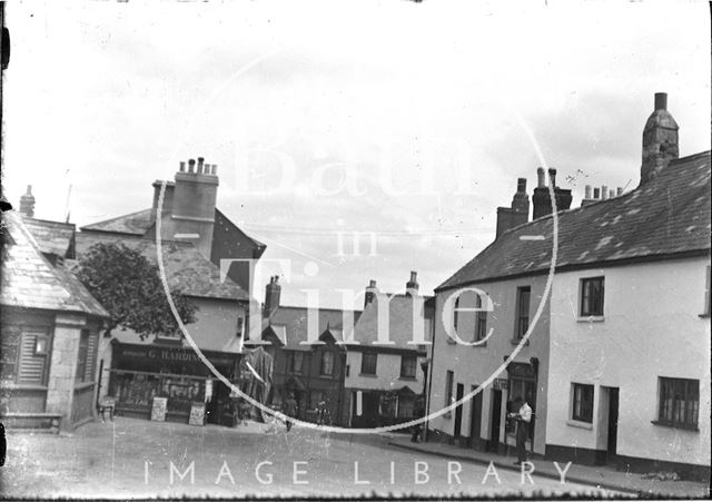 High Street/Mill Street, Chagford, Devon c.1930