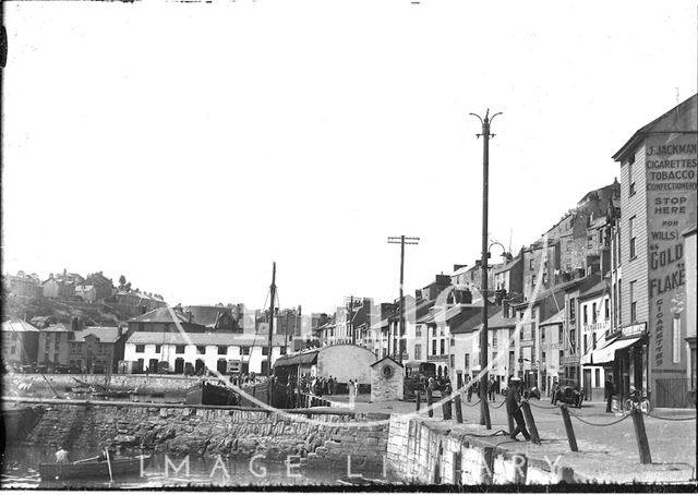 The quayside at Brixham, Devon c.1930