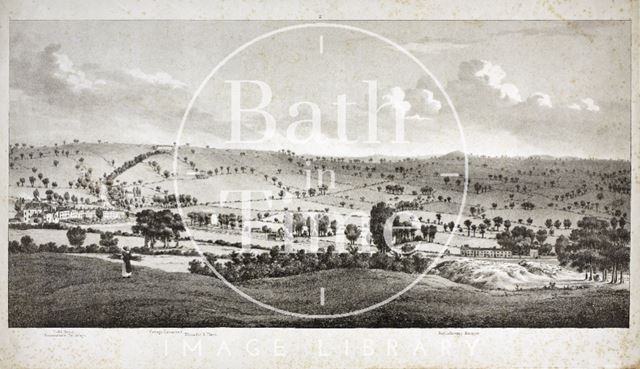 A Panoramic View of Bath from Beechen Cliff 1825