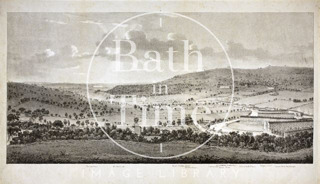 A Panoramic View of Bath from Beechen Cliff 1825