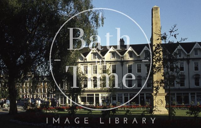 The obelisk in Orange Grove, Bath 1984