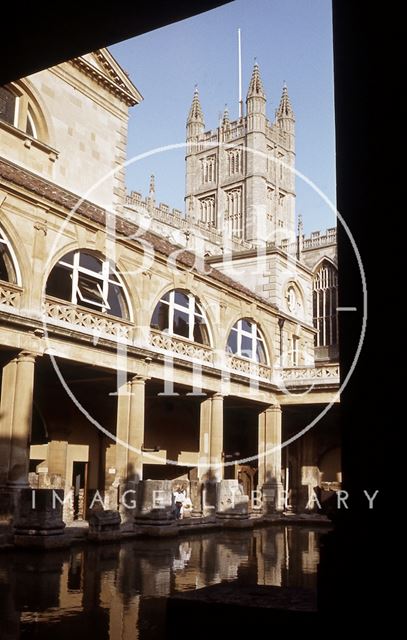 The Roman Great Bath and Abbey, Bath 1984