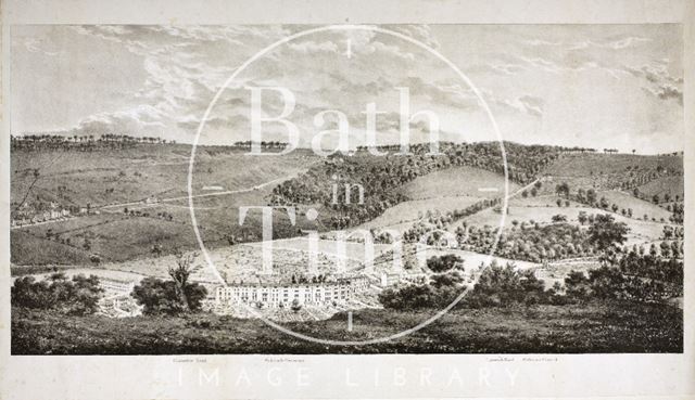 A Panoramic View of Bath from Beechen Cliff 1825