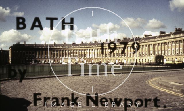 Title Slide, AV show, Royal Crescent, Bath c.1979