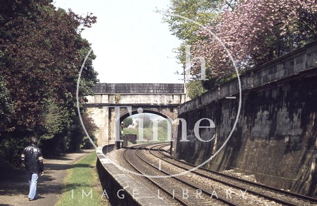 Railway, Sydney Gardens, Bath 1979